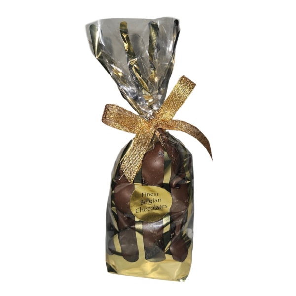 Whole Cherries in Cherry Liqueur Cerisettes Belgian Milk Chocolate In Gift Bag Duva Chocolates 180g